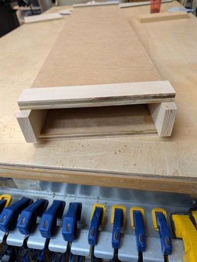 The finished top of the case