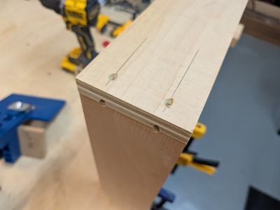 Drilled holes