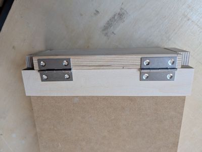 Making sure the hinges aren't too big