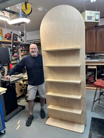 Me with the completed thing